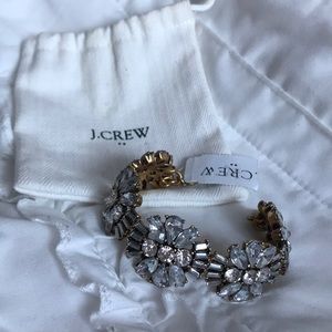 J.CREW Gold Crystal Bracelet